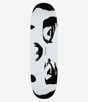 Polar Platt Skel Eyeball 8.85" Skateboard Deck (white black)