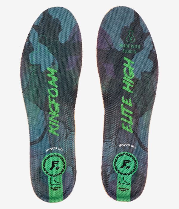 Footprint King Foam Elite Sport Quantum Heel High Insoles (sport grey)