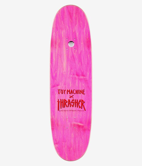Toy Machine x Thrasher Bury The Hatchet Egg 8.88" Skateboard Deck (multi)