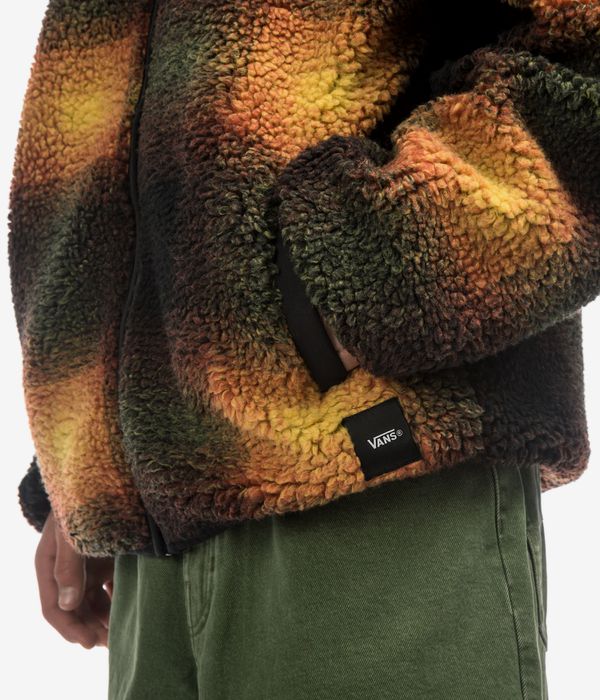 Vans Heights Sherpa Giacca (black herritage mustard)