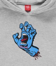 Santa Cruz Screaming Hand Bluzy z Kapturem kids (heather grey)