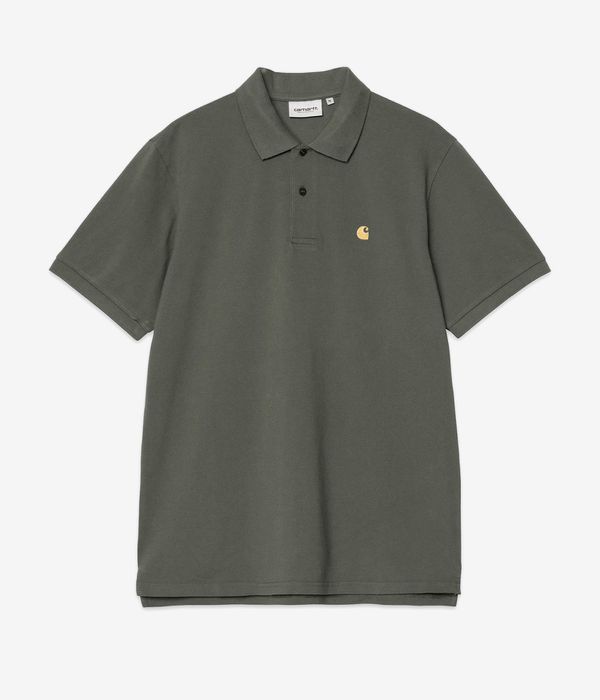 Carhartt WIP Chase Pique Polo-Shirt (leaf gold)