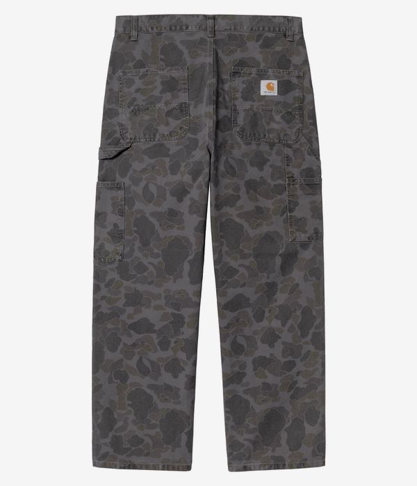 Carhartt WIP Duck Single Knee Pant Organic Dearborn Pantalons (camo duck green graphite garment)