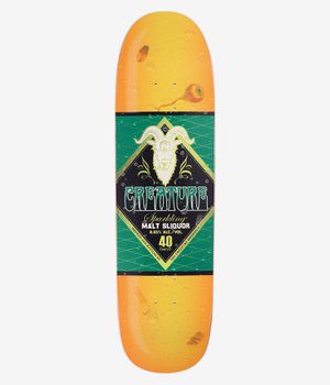Creature Malt Sliquor Everslick 8.65" Skateboard Deck (yellow green)