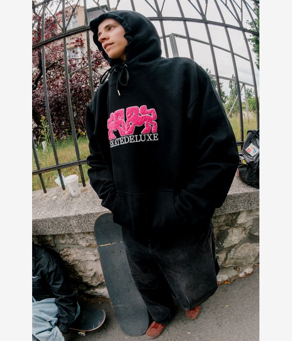 skatedeluxe Horses Organic Felpa Hoodie (black)