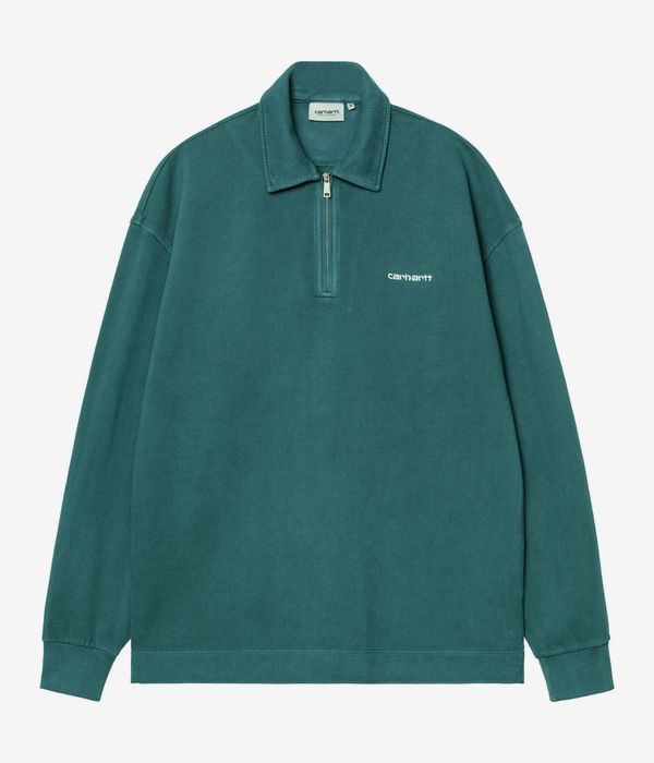 Carhartt WIP Piquè Script Sweatshirt (white garment dyed)