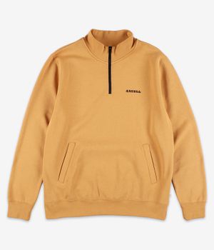 Anuell Tenem Organic Half Zip Sweatshirt (golden khaki)