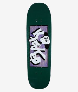 Krooked Team Incognito Embossed 9.25" Skateboard Deck (deep sea green)