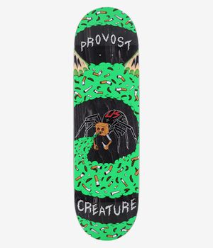 Creature Provost Spider Barf 8.8" Skateboard Deck (black green)