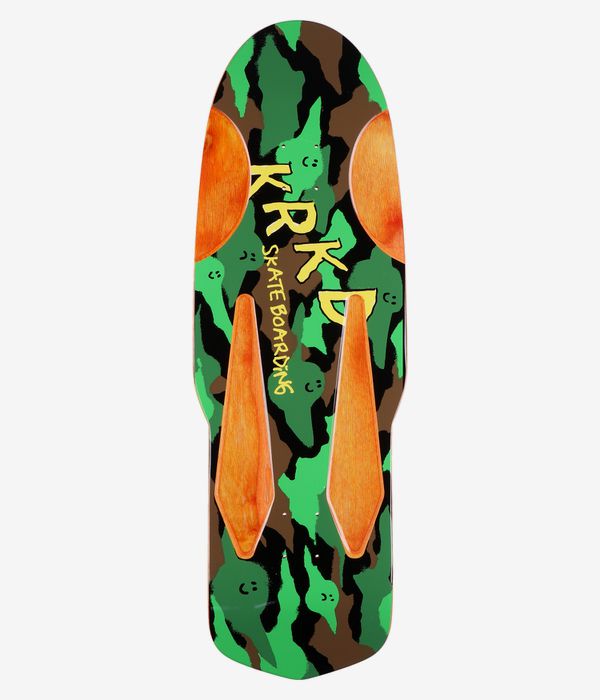 Krooked Kamo Diamond Quade 10.75" Skateboard Deck (camo)