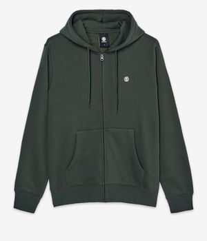 Element Icon Embroidery Zip-Hoodie (deep forest)