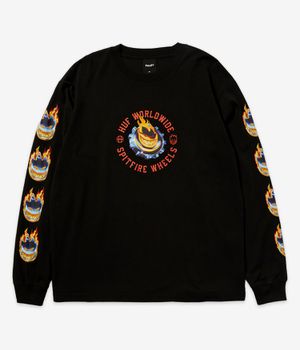 HUF x Spitfire Chrome Head Longsleeve (black)