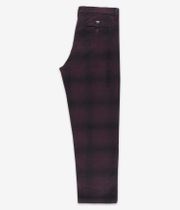 Vans Authentic Chino Loose Tapered Plaid Pantaloni (dark port black)