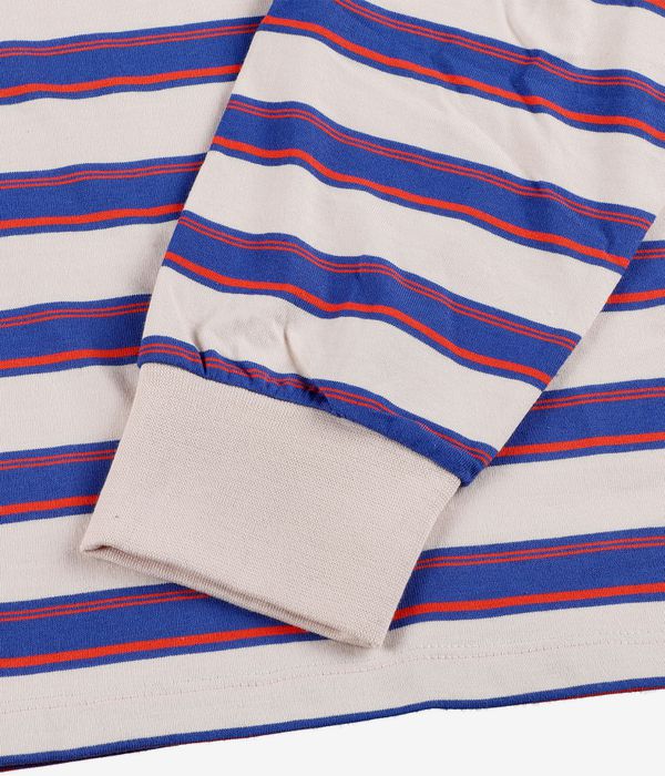 Brixton Vintage Stripe Polo-Shirt (electric blue flame whitecap)