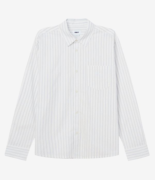 Obey Franklin Camicia (white multi)