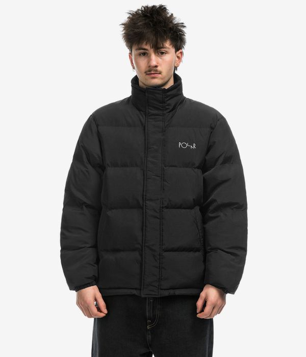 Shop Polar Basic Puffer Jacket black online skatedeluxe