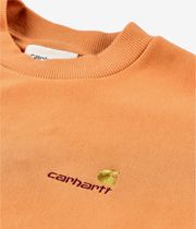Carhartt WIP W' American Script Felpa women (redhaven)