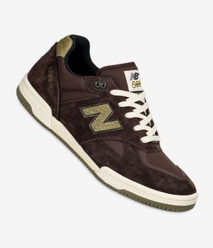 New Balance Numeric x Krooked 600 Shoes (chocoalte olive)