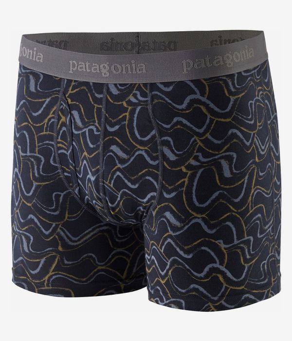 Patagonia Essential Boxers (small currents pitch blue)