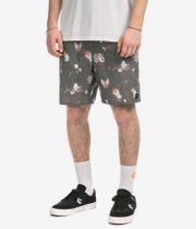 RVCA Barnes Elastic 17 Boardshorts (black floral print)