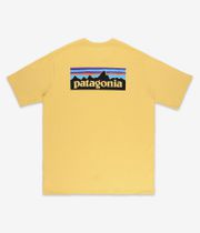 Patagonia P-6 Logo Responsibili Camiseta (surfboard yellow)