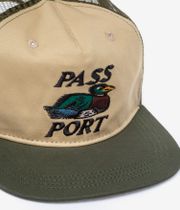 Passport Fast Duck Workers Trucker Casquette (cream elm)