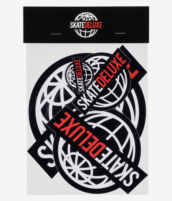 skatedeluxe World Sticker Pack (black)