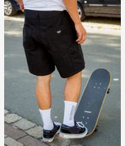 Carhartt WIP Drewe Fountain Shorts (black rinsed)