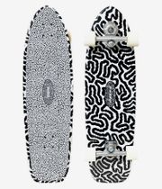 YOW x Pukas Anemone 34.5" (87,6cm) Surfskate Cruiser (black)