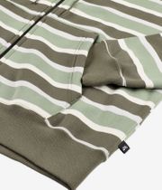 Nike SB Stripes Zip-Hoodie (coconut milk oil green)
