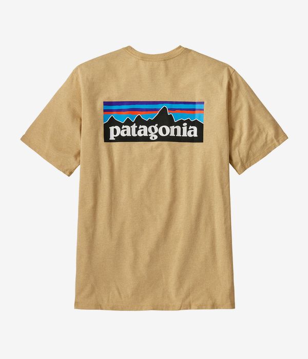 Patagonia P-6 Logo Responsibili T-Shirt (beeswax tan)