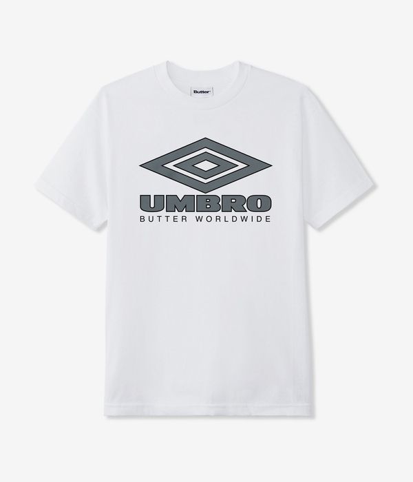 Butter Goods x Umbro Diamond Logo T-Shirt (white)