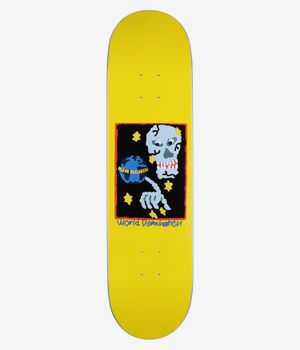 Polar Rozenberg World Domination 8.125" Skateboard Deck (yellow)