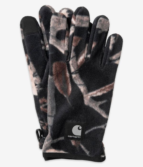 Carhartt WIP Blevin Gloves (camo feather tree black)