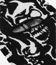 Wasted Paris Skull Balaclava Beanie (black white)