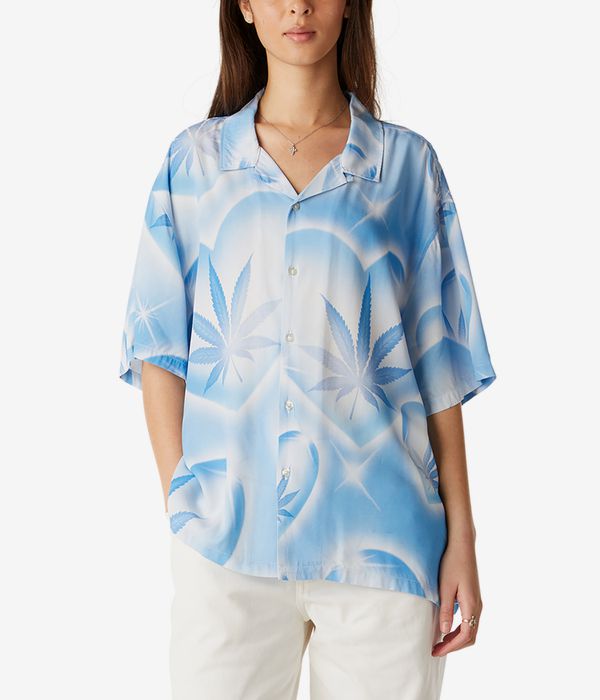 HUF Love In The Air Resort Shirt (pool blue)