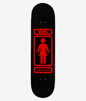 Girl Malto 93 Til 8" Skateboard Deck (black red)