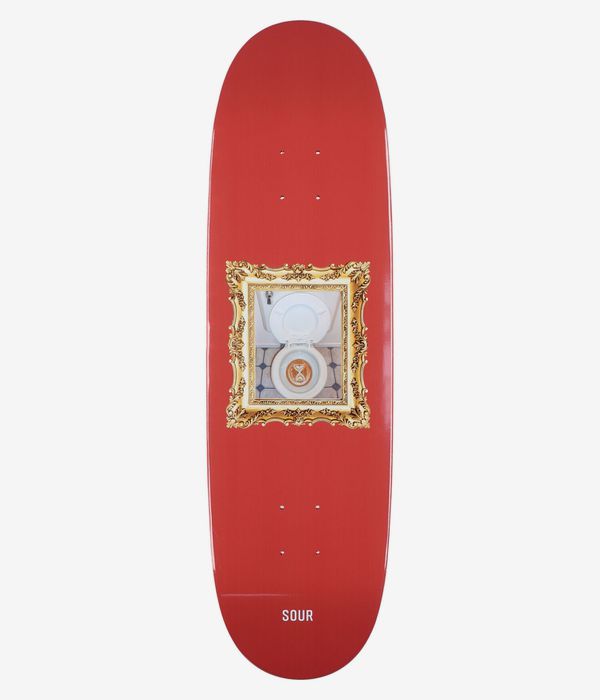 SOUR SOLUTION Caccacino Egg 8.75" Planche de skateboard (red)