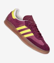 adidas Skateboarding Puig Samba Shoes (maroon semi solar yellow shadow)