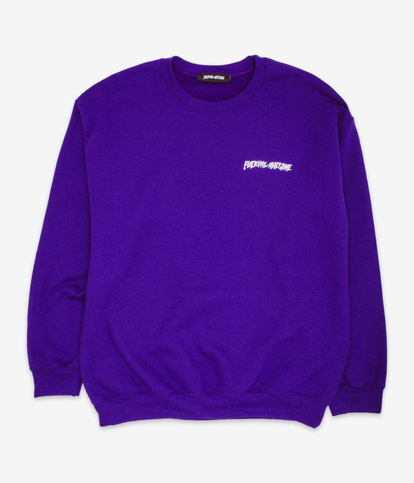 Fucking Awesome Landscape Brainscape Sweatshirt (purple)