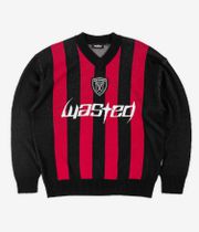Wasted Paris Blade Sweatshirt (black fire red)