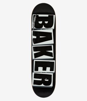 Baker Team Brand Logo 8.25" Planche de skateboard (black white)