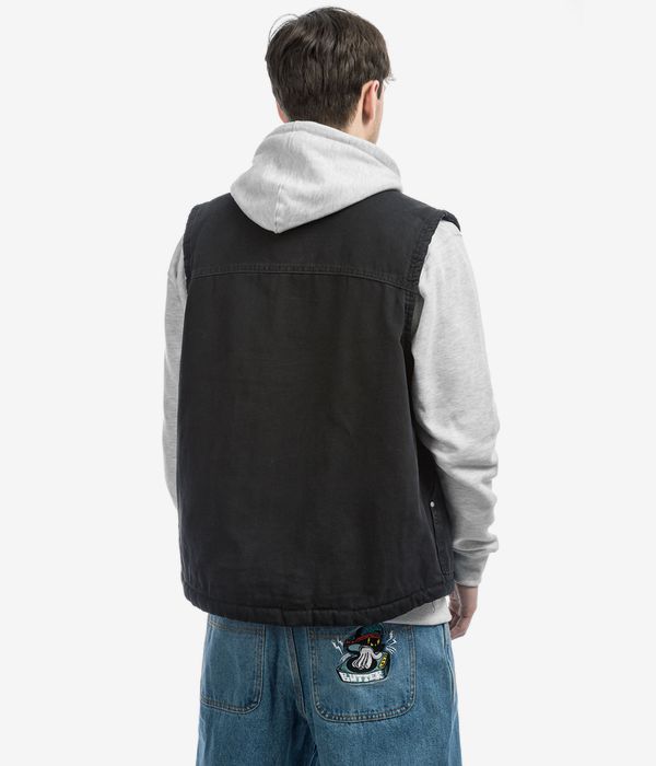 Dickies Duck Canvas Vest (stone washed black)