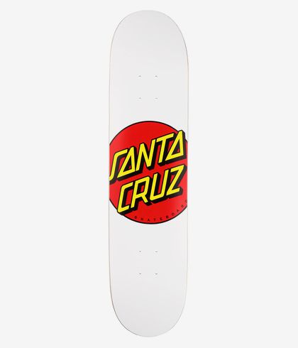 Santa Cruz Classic Dot 8 Deck White Buy At Skatedeluxe Still having a hard time with size, try our skateboard. santa cruz classic dot 8 deck white