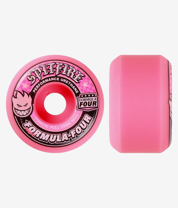 Spitfire Formula Four Conical Full Wheels (pink) 53 mm 99A 4 Pack