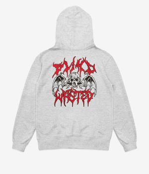 Wasted Paris Bones Zip-Hoodie (ash grey)