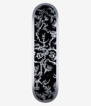skatedeluxe Zinkey Twin Tail 8.5" Tavola da skateboard (black silver)