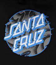 Santa Cruz Vivid Slick Dot Felpa Hoodie (black)
