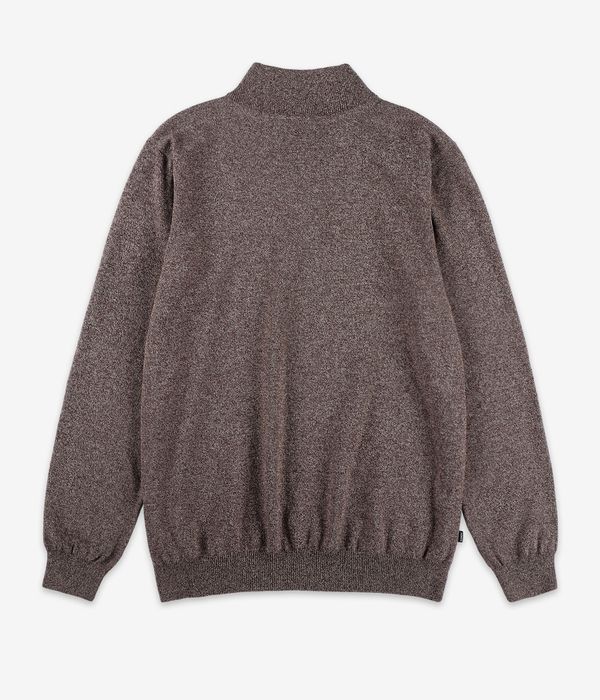 Element Icon Embroidery 1/4-Zip Sweatshirt (bronze heather)