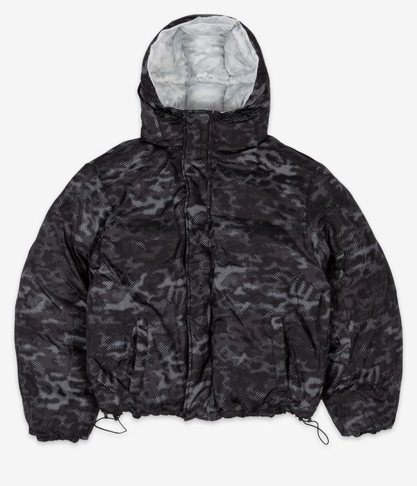 Wasted Paris Digicamo Reversible Puffer Jas (camo white black)